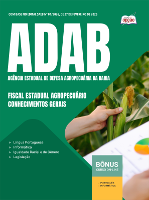 Apostila ADAB 2026 - Fiscal Estadual Agropecuário - Conhecimentos Gerais