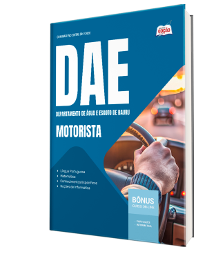 Apostila DAE Bauru-SP 2026 - Motorista