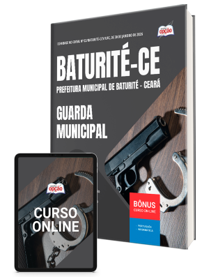 Apostila Prefeitura de Baturité-CE 2026 - Guarda Municipal