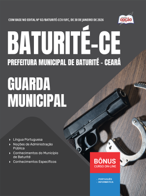Apostila Prefeitura de Baturité-CE 2026 - Guarda Municipal