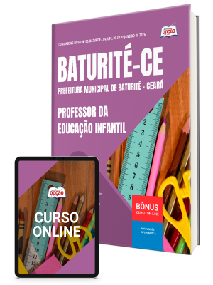 Apostila Prefeitura de Baturité-CE 2026 - Professor da Educação Infantil