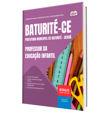 Apostila Prefeitura de Baturité-CE 2026 - Professor da Educação Infantil