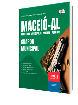 Apostila Prefeitura de Maceió - AL 2026 - Guarda Civil Municipal