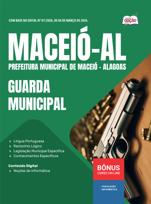 Apostila Prefeitura de Maceió - AL em PDF 2026 - Guarda Civil Municipal