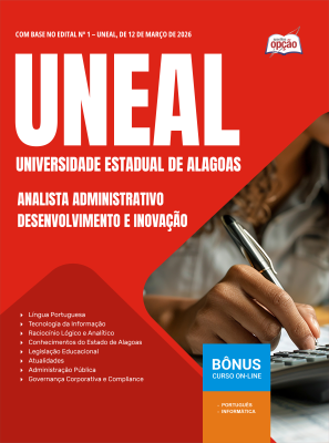 Apostila UNEAL em PDF 2026 - Analista Administrativo - Desenvolvimento e Inovação