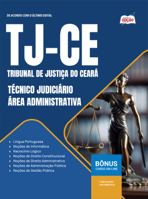 Apostila TJ-CE  2026 - Técnico Judiciário - Área Administrativa