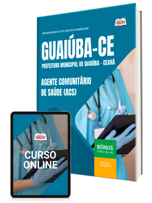 Apostila Prefeitura de Guaiúba-CE 2026 - Agente Comunitário de Saúde