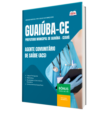 Apostila Prefeitura de Guaiúba-CE 2026 - Agente Comunitário de Saúde