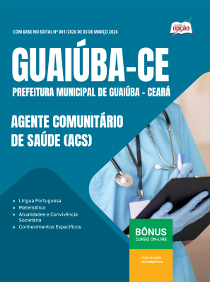 Apostila Prefeitura de Guaiúba-CE em PDF 2026 - Agente Comunitário de Saúde