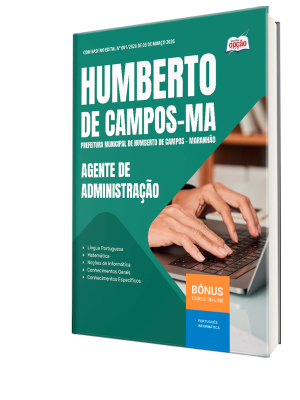 Apostila Prefeitura de Humberto de Campos-MA 2026 - Agente de Administração
