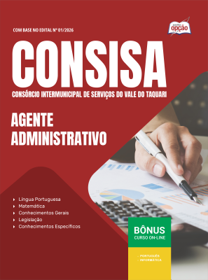 Apostila CONSISA 2026 - Agente Administrativo