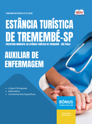 Apostila Prefeitura de Tremembé - SP 2026 - Auxiliar de Enfermagem