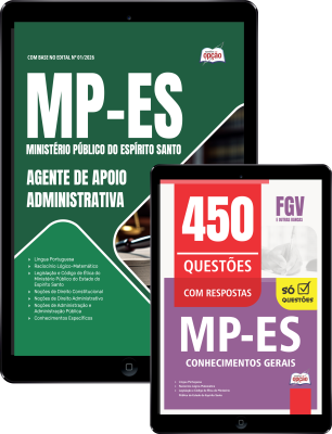 Combo MP-ES 2026 - Agente de Apoio - Administrativa