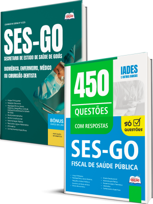 Combo SES-GO 2026 - Categoria I: Biomédico, Enfermeiro, Médico ou Cirurgião-Dentista