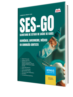 Combo SES-GO 2026 - Categoria I: Biomédico, Enfermeiro, Médico ou Cirurgião-Dentista