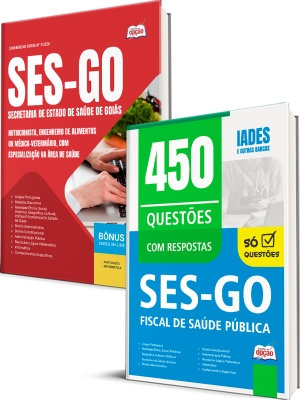 Combo SES-GO 2026 - Categoria IV: Nutricionista, Engenheiro de Alimentos ou Médico-veterinário, com especialização na área de Saúde