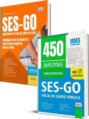 Combo SES-GO 2026 - Categoria V: Engenheiro Civil ou Arquiteto com especialização na área de Saúde
