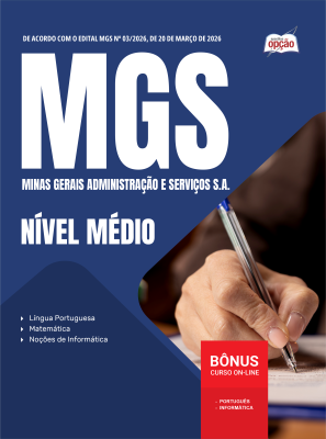 Apostila MGS MG em PDF 2026 - Nível Médio