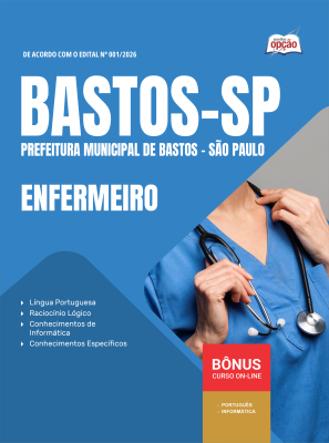 Apostila Prefeitura de Bastos - SP 2026 - Enfermeiro