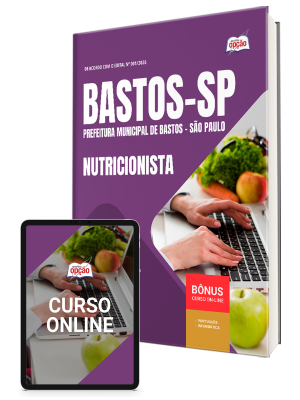 Apostila Prefeitura de Bastos - SP 2026 - Nutricionista