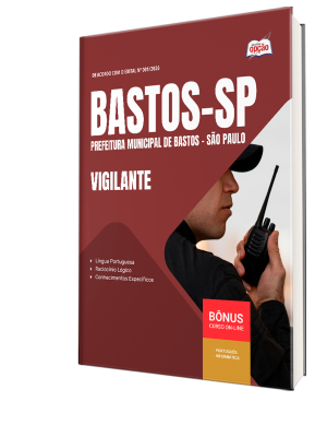 Apostila Prefeitura de Bastos - SP 2026 - Vigilante