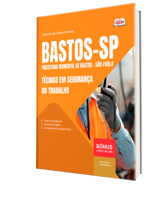 Apostila Prefeitura de Bastos - SP 2026 - Técnico em Segurança do Trabalho