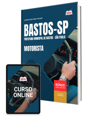 Apostila Prefeitura de Bastos - SP 2026 - Motorista