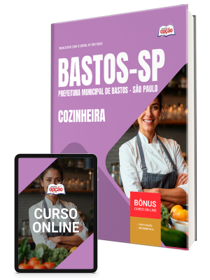 Apostila Prefeitura de Bastos - SP 2026 - Cozinheira
