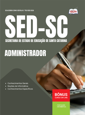 Apostila SED-SC em PDF 2026 - Administrador