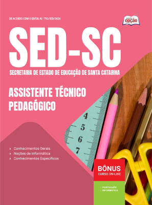 Apostila SED-SC 2026 - Assistente Técnico-Pedagógico