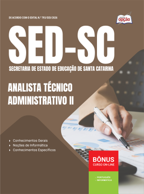 Apostila SED-SC 2026 - Analista Técnico Administrativo II