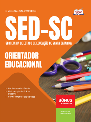 Apostila SED-SC 2026 - Orientador Educacional