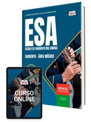 Apostila ESA 2026 - Curso de Formação de Sargento - Área: Músico