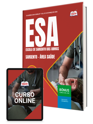 Apostila ESA 2026 - Curso de Formação de Sargento - Área: Saúde