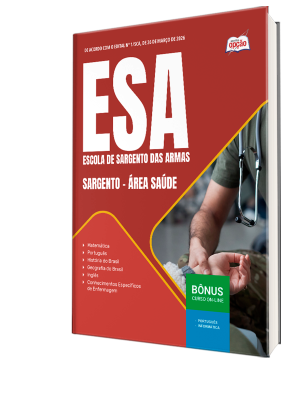Apostila ESA 2026 - Curso de Formação de Sargento - Área: Saúde