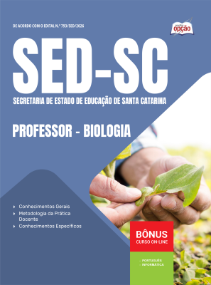 Apostila SED-SC 2026 - Professor - Biologia