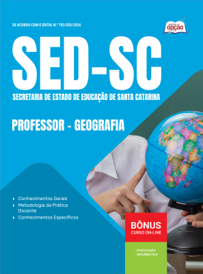 Apostila SED-SC 2026 - Professor - Geografia