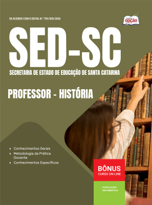 Apostila SED-SC 2026 - Professor - História