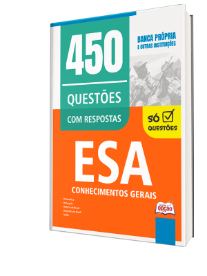Combo ESA 2026 - Curso de Formação de Sargento - Área: Combatente/Logística e Aviação