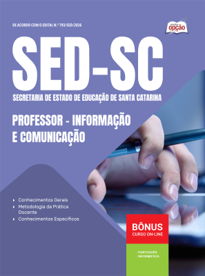 Apostila SED-SC 2026 - Professor - Informação e Comunicação