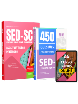Combo SED-SC 2026 - Assistente Técnico-Pedagógico