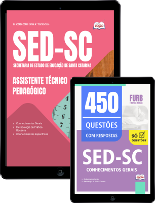 Combo SED-SC 2026 - Assistente Técnico-Pedagógico
