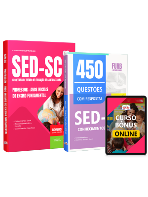 Combo SED-SC 2026 - Professor - Anos Iniciais Ensino Fundamental