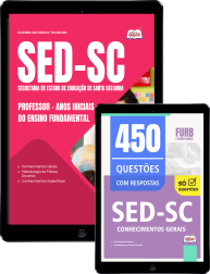 Combo SED-SC 2026 - Professor - Anos Iniciais Ensino Fundamental