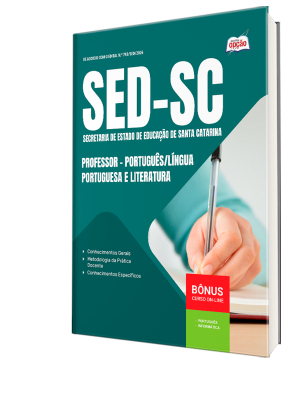 Combo SED-SC 2026 - Professor - Língua Portuguesa e Literatura