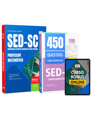 Combo SED-SC 2026 - Professor - Matemática
