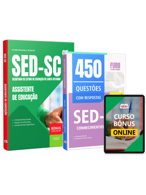 Combo SED-SC 2026 - Assistente de Educação