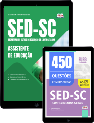 Combo SED-SC 2026 - Assistente de Educação
