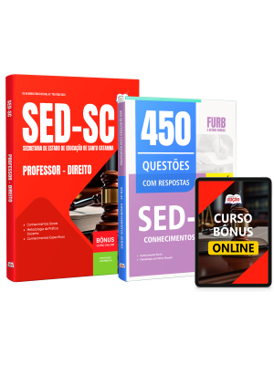 Combo SED-SC 2026 - Professor - Direito