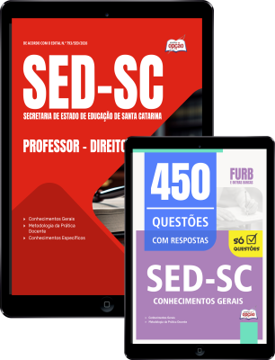 Combo SED-SC 2026 - Professor - Direito